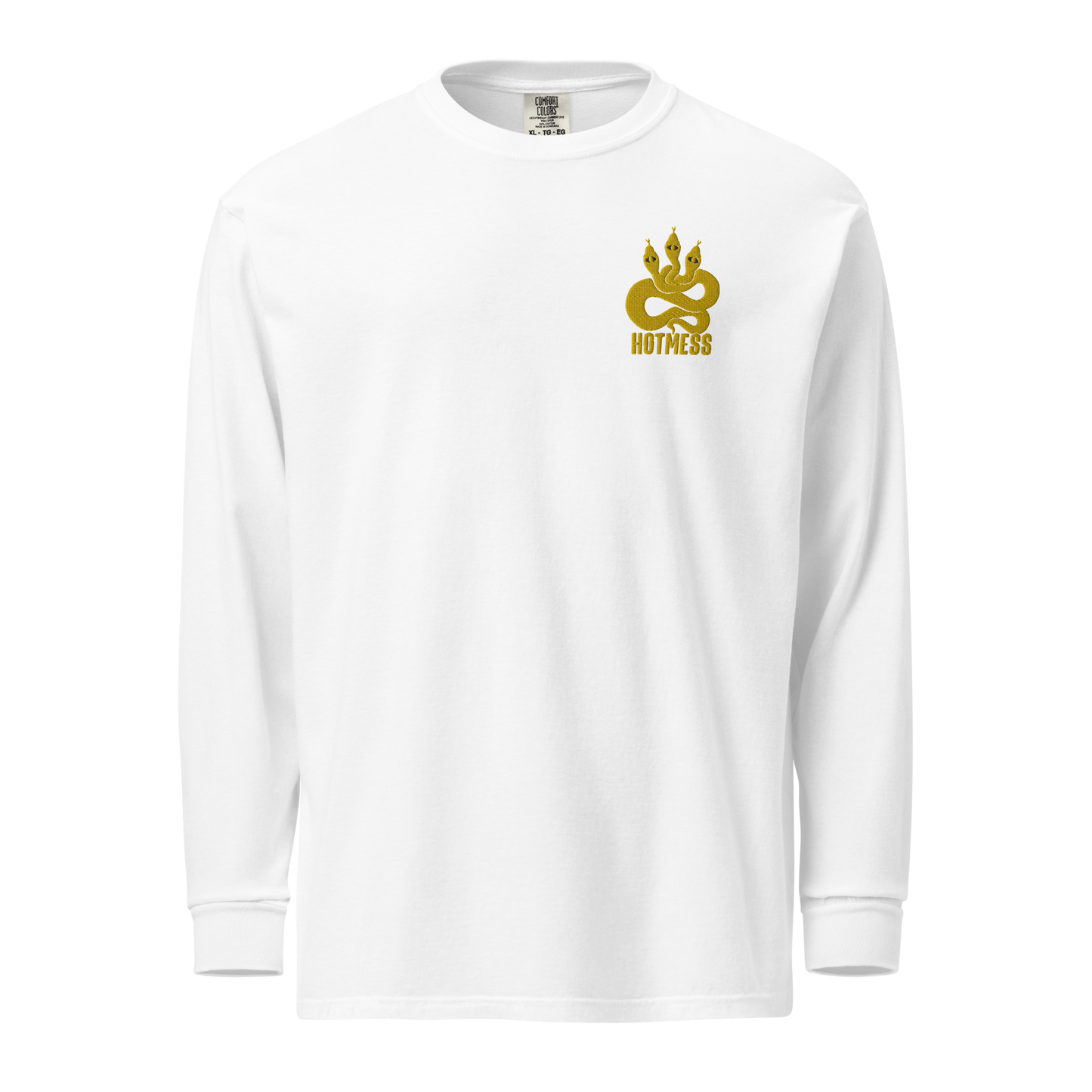 Hot mess Heavyweight long-sleeve shirt embroidered front FREE SHIPPING